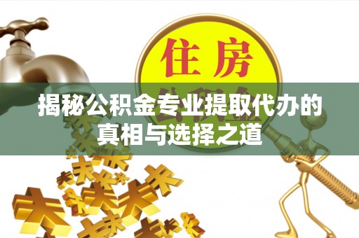 洪山揭秘公积金专业提取代办的真相与选择之道