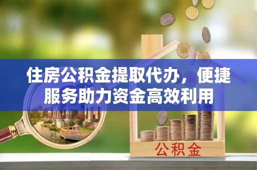洪山住房公积金提取代办，便捷服务助力资金高效利用